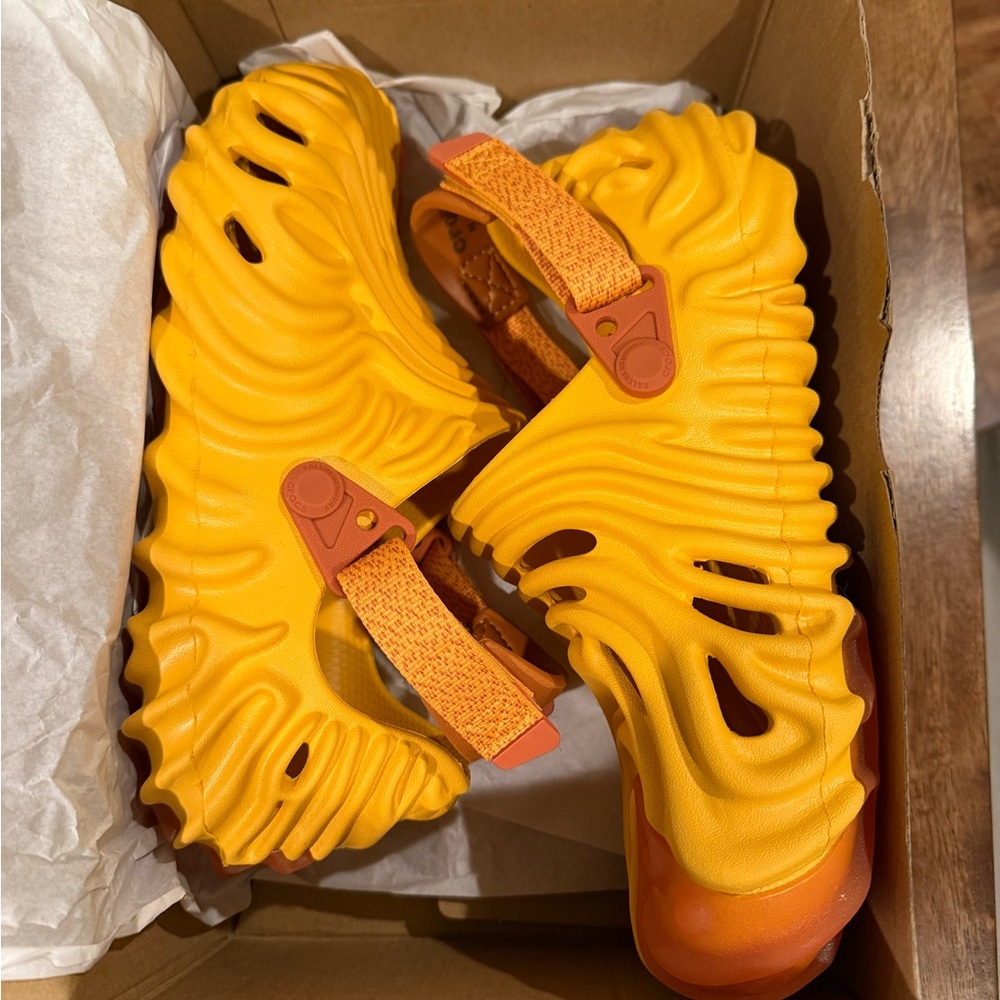 Kids Vibrant Yellow Slip-On Shoes